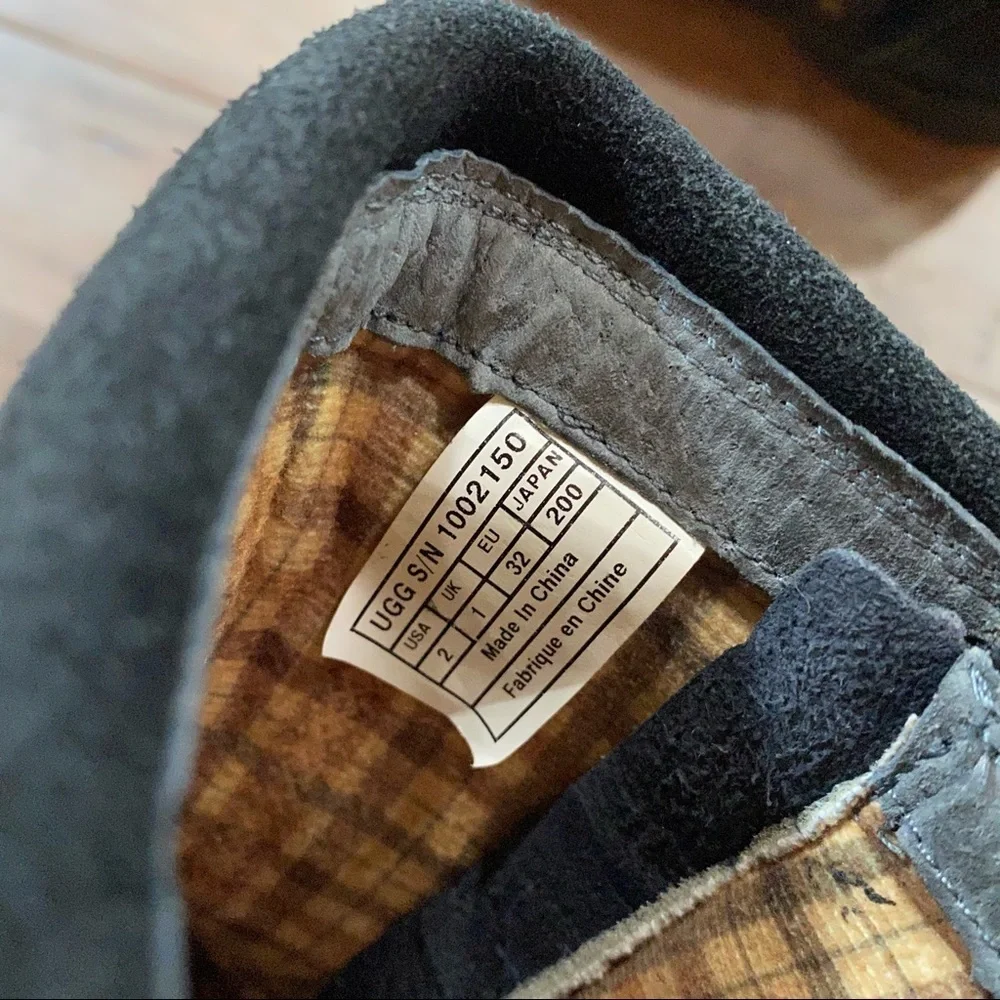 Ugg kids‎ boots black diamond quilted